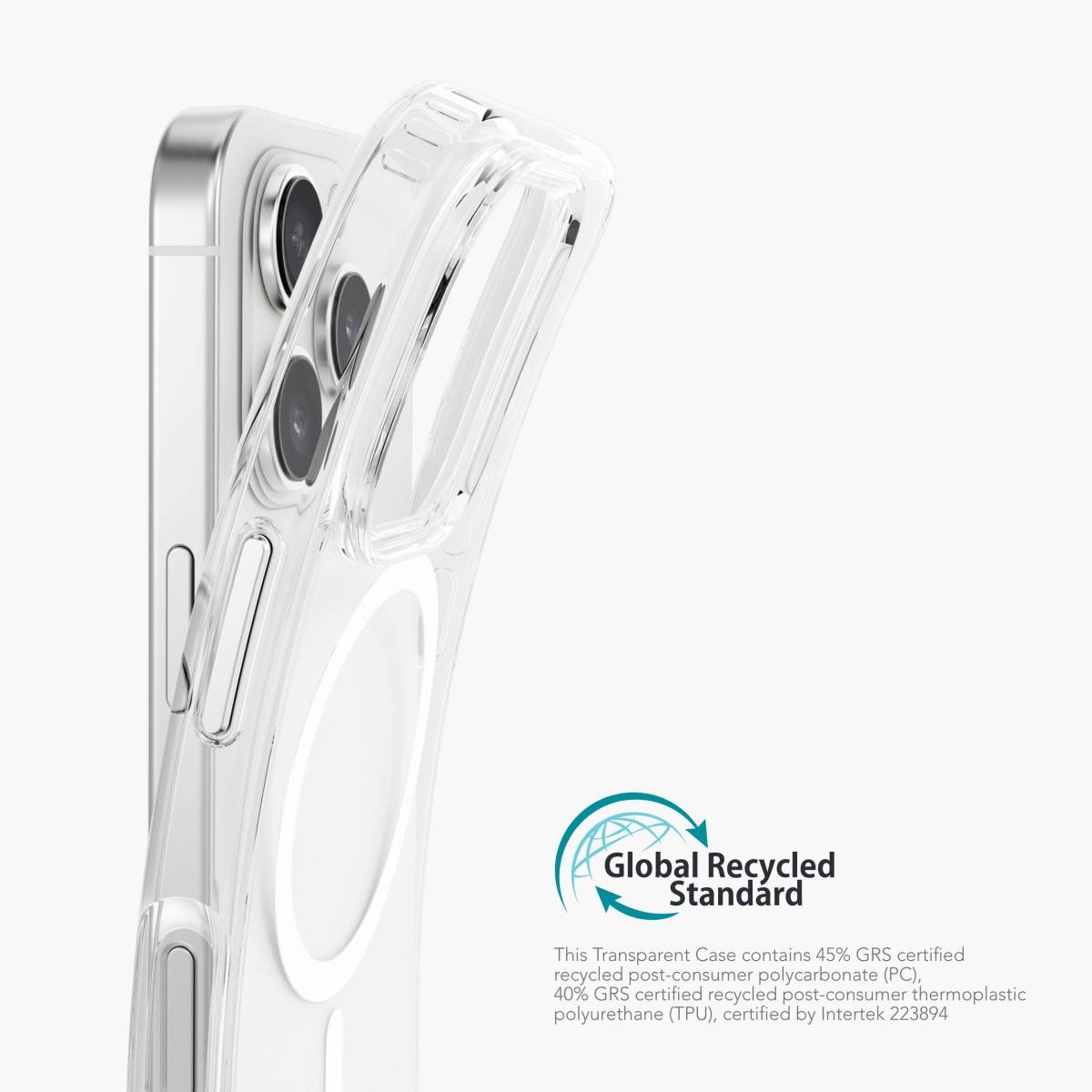 Vonmählen Transparent Case, Cover, Apple, iPhone 16 Pro, 16 cm (6.3"), Transparent, Weiß-3