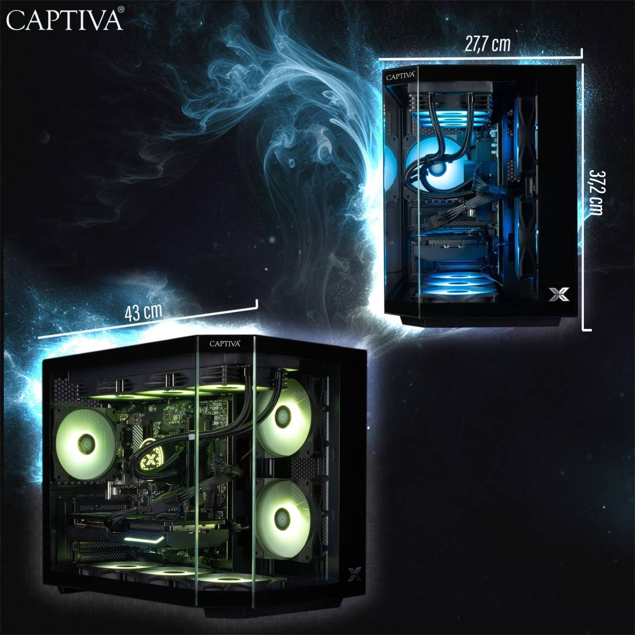 CAPTIVA Highend Gaming R98-412, 3,4 GHz, Intel® Core™ i7, i7-14700KF, 32 GB, DDR5-SDRAM, 1 TB-3