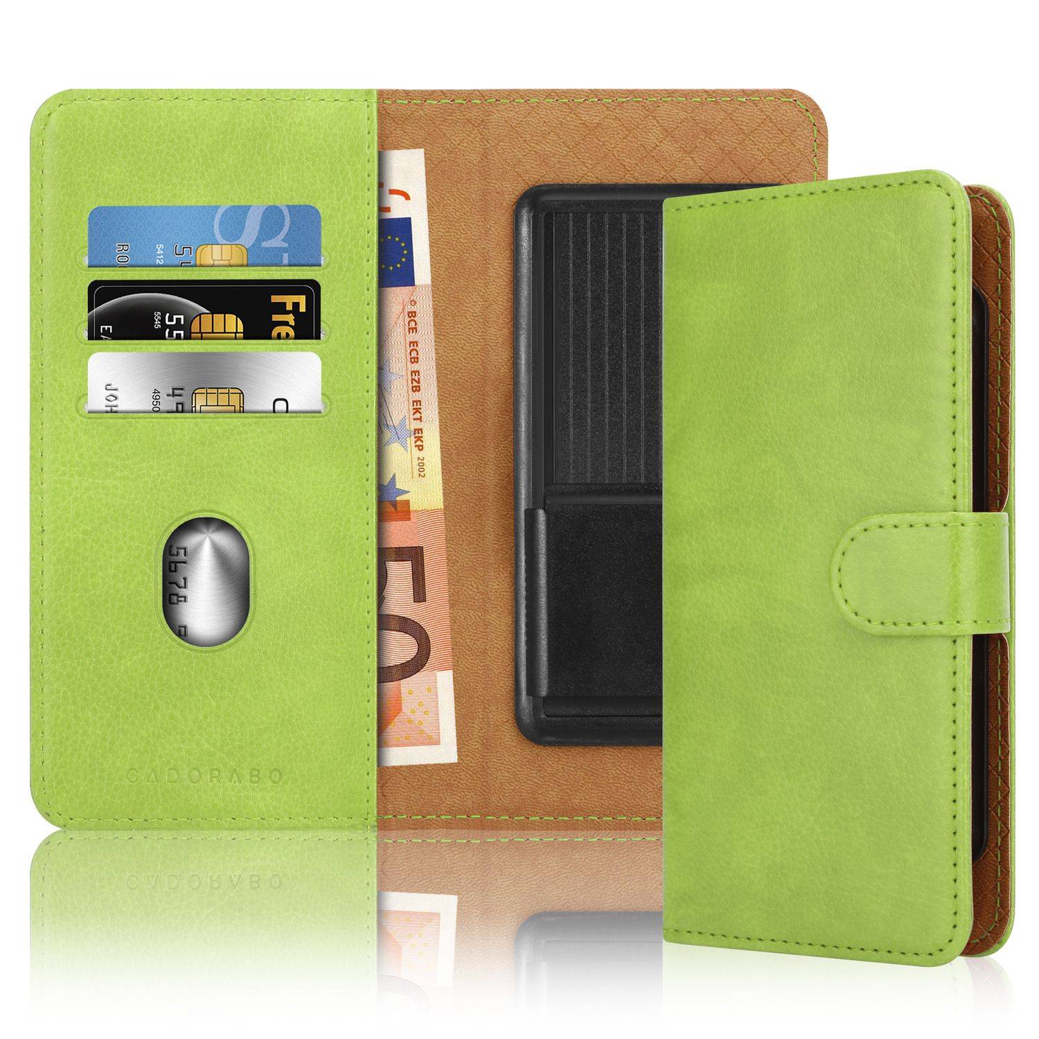 Klapphülle für Samsung Galaxy S3 MINI Hülle mit Kartenfach, 360 Grad Schutzhülle zum klappen- Flip Case Book Cover-0