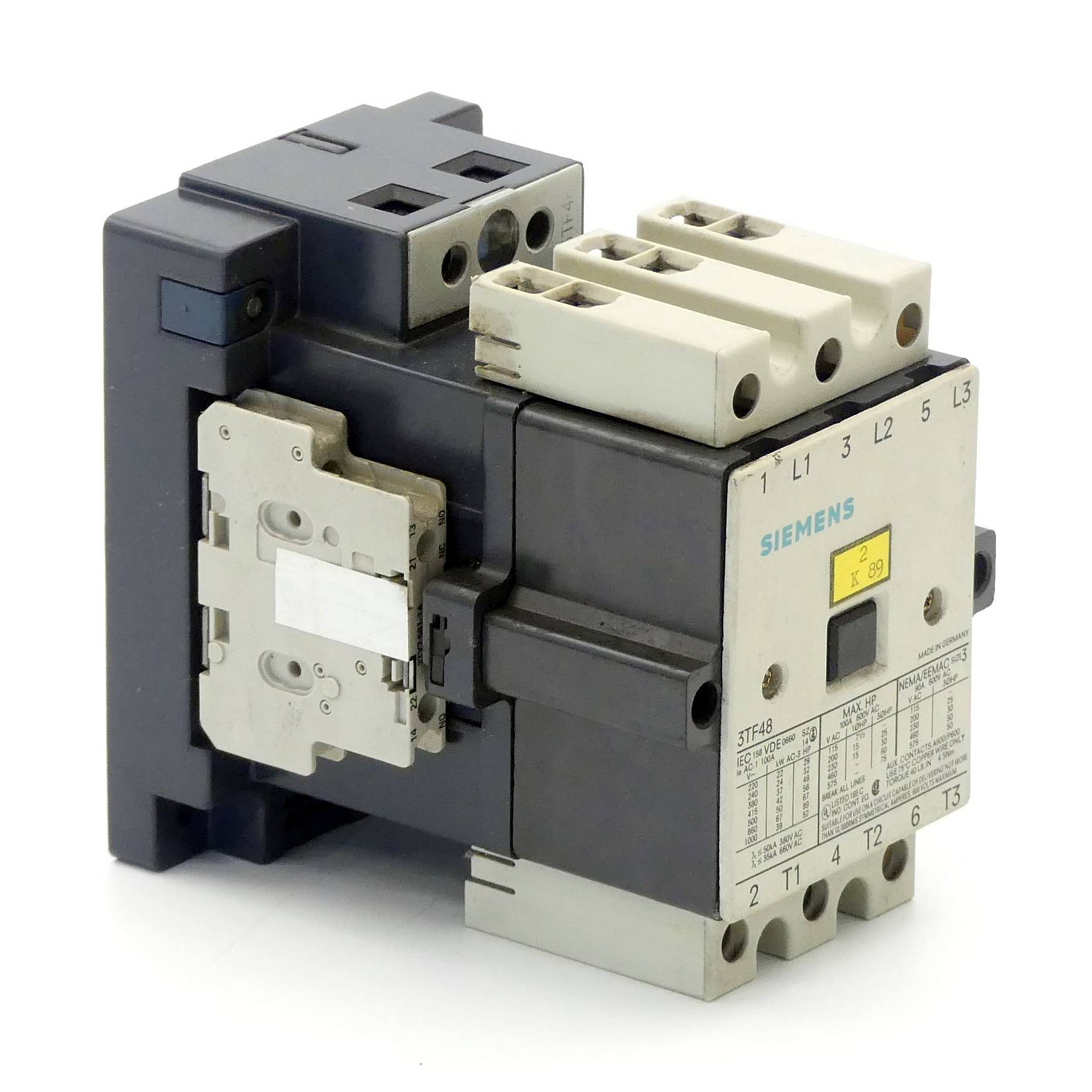 Siemens SIEMENS 3TF4822-0AP0 SIEMENS 3TF4822-0AP0 MOTOR PROTECTION SWITCH-0