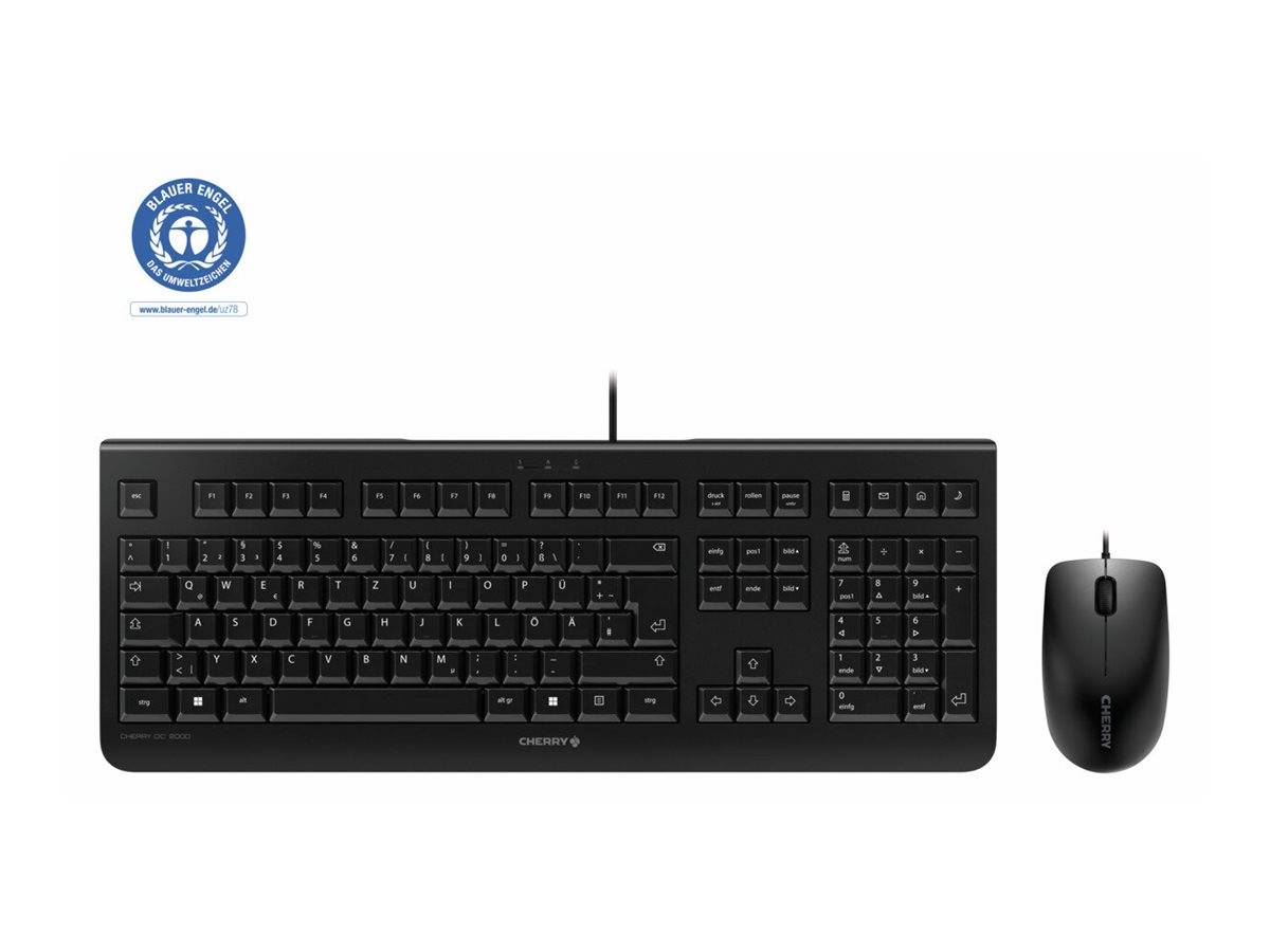 Cherry DC 2000 - Tastatur-und-Maus-Set - USB - TL: Italienisch, QWERTY