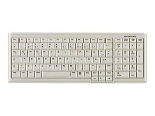 ContourDesign Active Key АК-7000 industrielle PS/2 Tastatur Weiß