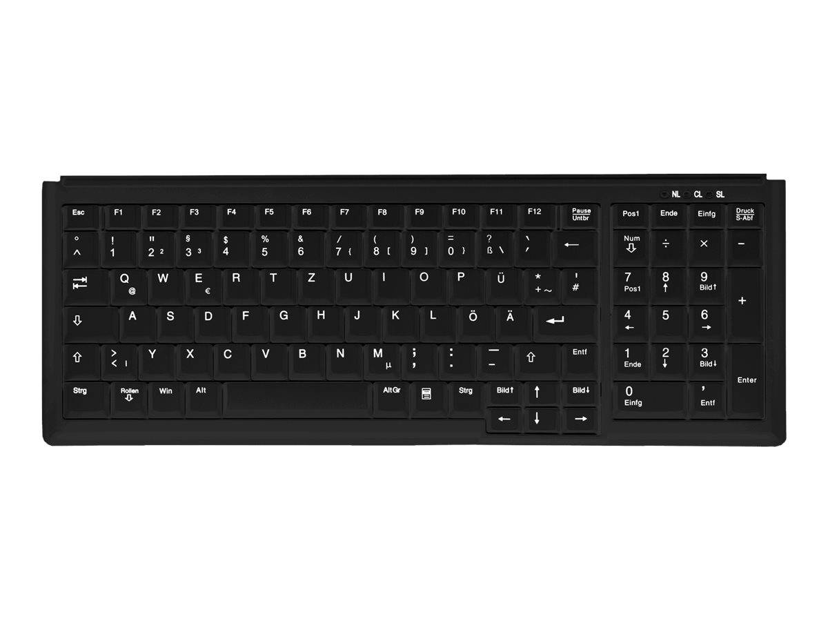 Active Key IndustrialKey AK-7000 - Tastatur - kompakte Abmessungen, Notebook-Stil, mit Nummernblock - TL: UK, QWERTY-0