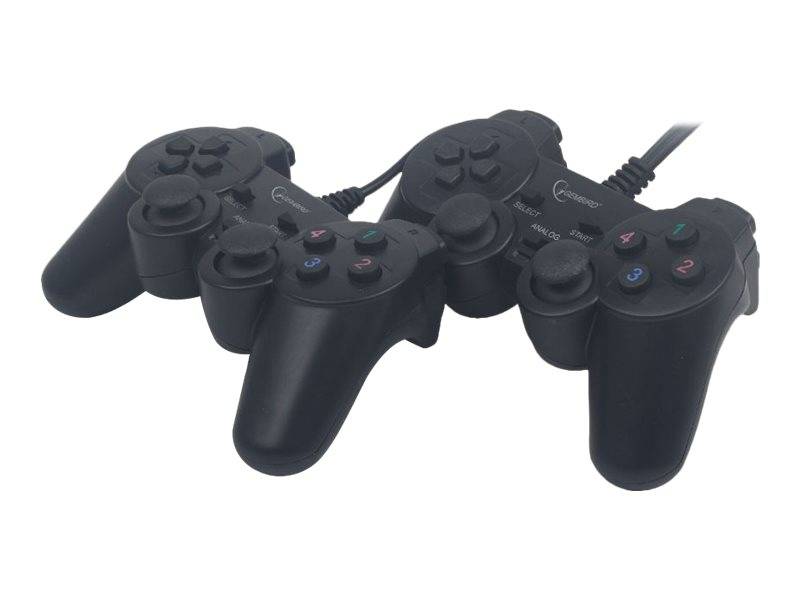 Gembird JPD-UDV2-01 - Game Pad - 10 Tasten - kabelgebunden (Packung mit 2)-0