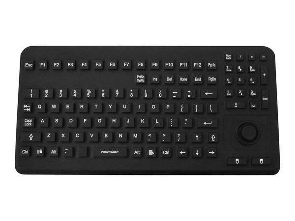 GETT InduKey InduProof Advanced TKG-104-MB-IP68-VESA-BLACK - TL: Deutsch, QWERTZ