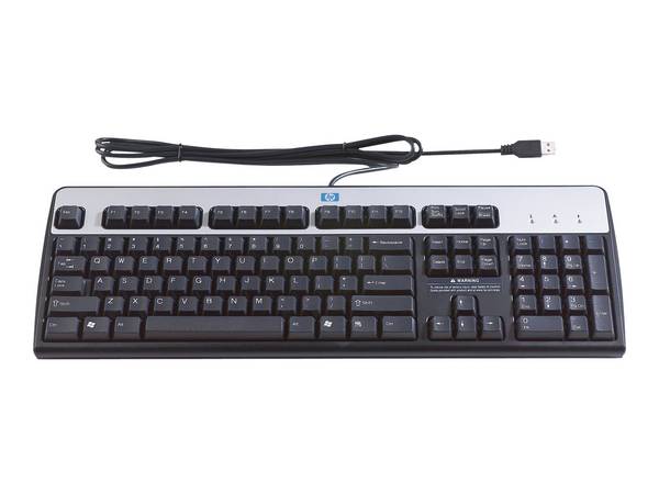 HPE Standard - Tastatur - USB - Silber - TL: Spanisch, QWERTY