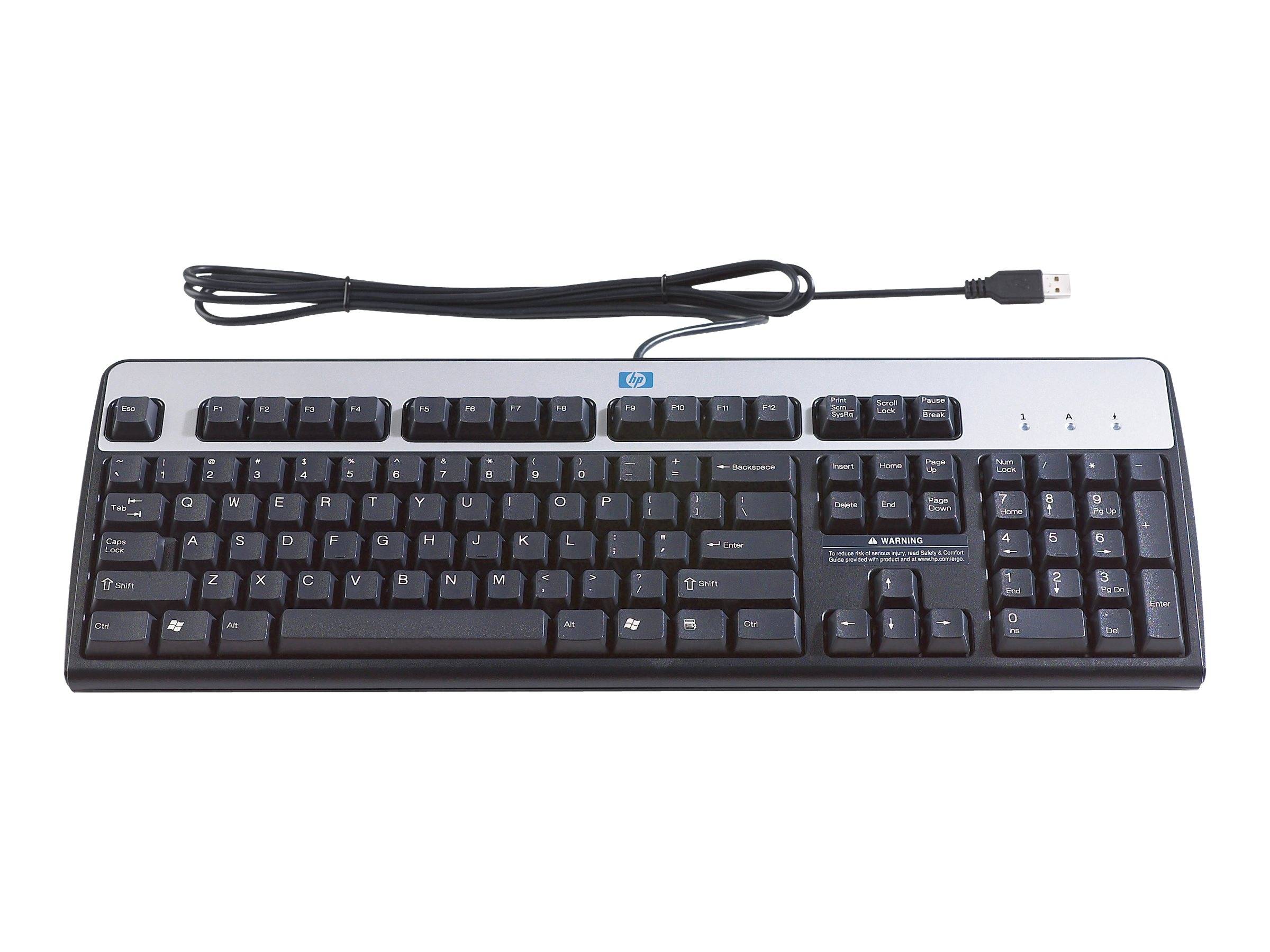 HPE Standard - Tastatur - USB - Silber - TL: Spanisch, QWERTY-0
