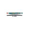 HEYNER® Wischerblatt HYBRID 450 mm Allwetter Scheibenwischer mit Spoiler kombiniert Flachbalkenwischer und