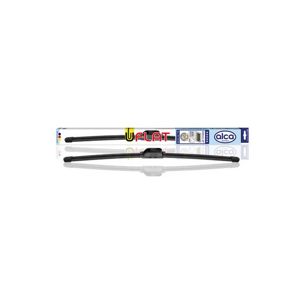 alca® Scheibenwischer U-FLAT 560 mm Allwetter Wischerblatt mit Spoiler Passende Spezialadapter, Flexible