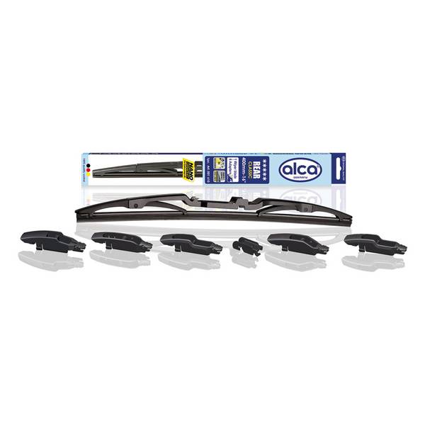 alca®  Heckwischerblatt REAR CLASSIC 16 Zoll / 400 mm mit Adapter Bügel-Heckscheibenwischer für traditionelle