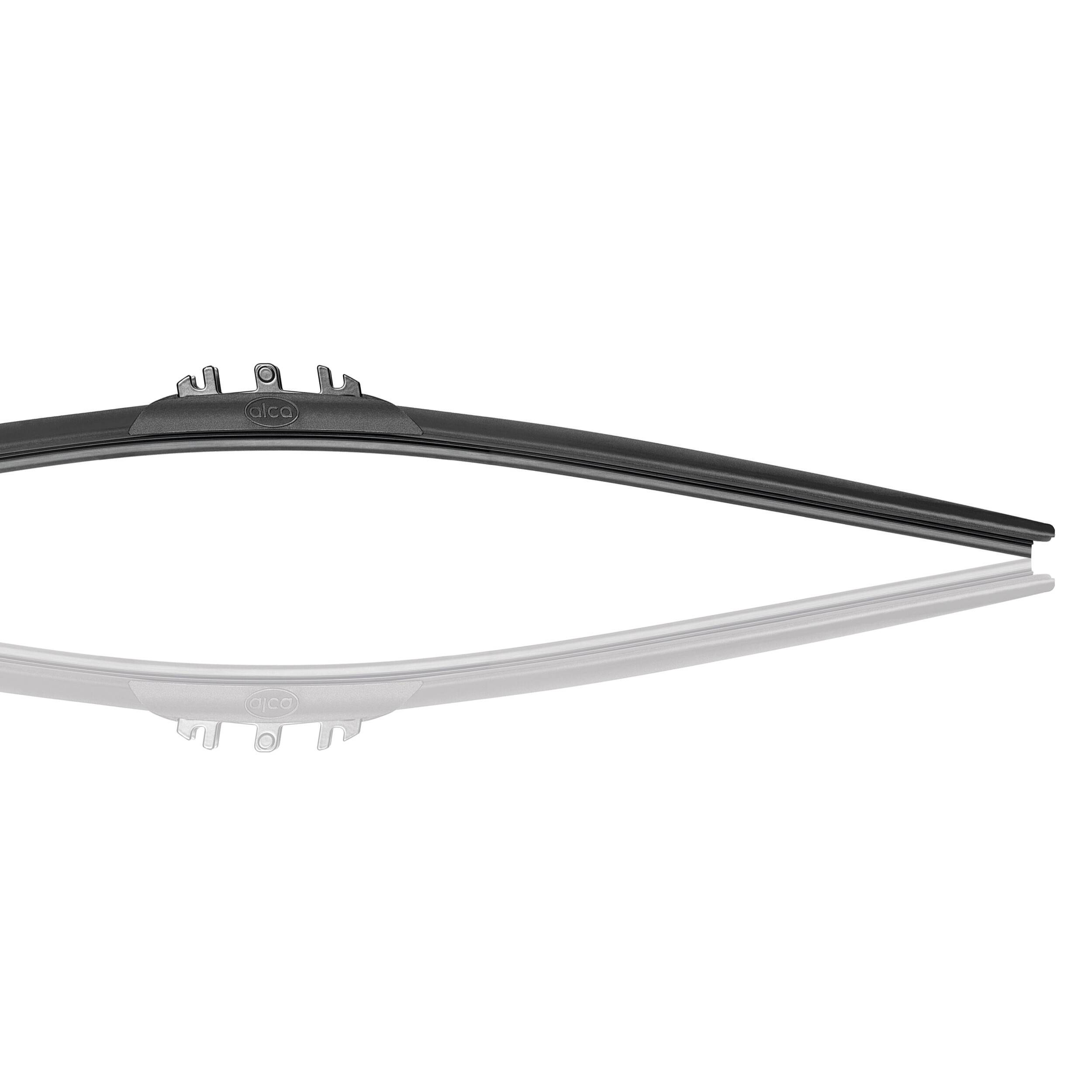 alca® Scheibenwischer SUPER FLAT 480 mm flaches Wischerblatt mit Spoiler Niedrigprofil Design, Allwetter-3