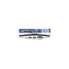 alca® Scheibenwischer SUPER FLAT 330 mm flaches Wischerblatt mit Spoiler Niedrigprofil Design, Allwetter