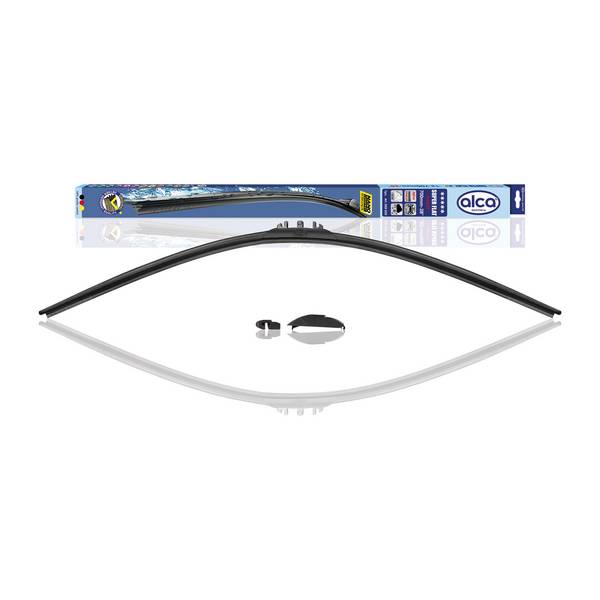 alca® Scheibenwischer SUPER FLAT 700 mm flaches Wischerblatt mit Spoiler Niedrigprofil Design, Allwetter