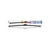 alca® Scheibenwischer U-FLAT 600 mm Allwetter Wischerblatt mit Spoiler Passende Spezialadapter, Flexible