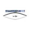 alca® Scheibenwischer SUPER FLAT 600 mm flaches Wischerblatt mit Spoiler Niedrigprofil Design, Allwetter