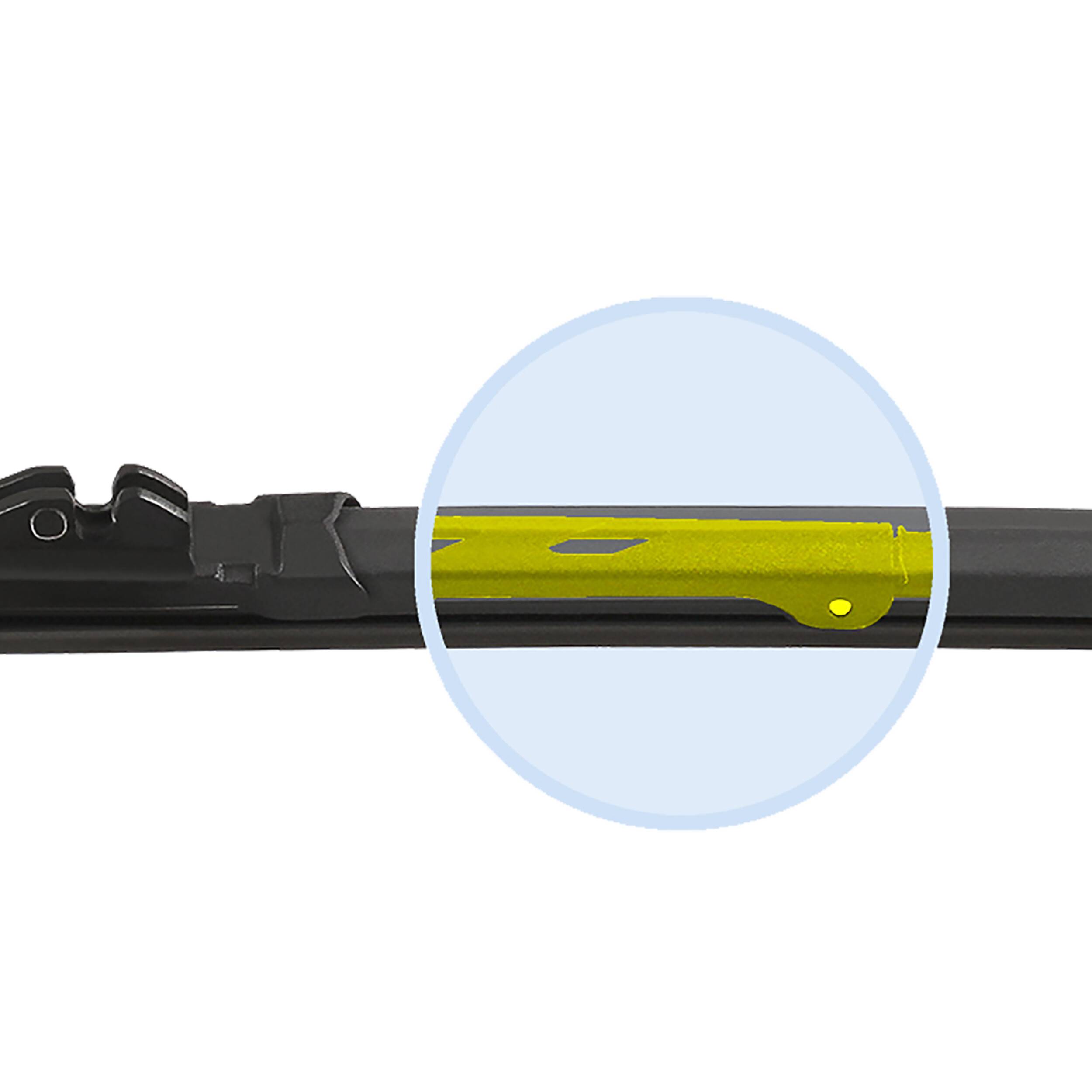 alca® Heckwischerblatt REAR FLAT 12 Zoll / 300 mm mit Adapter Aerodynamischer Flachbalken-Heckwischer mit-3