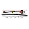 HEYNER® Heckwischerblatt REAR FLAT 13 Zoll / 330 mm mit Adapter Set Aerodynamischer Flachbalken-Heckwischer mit
