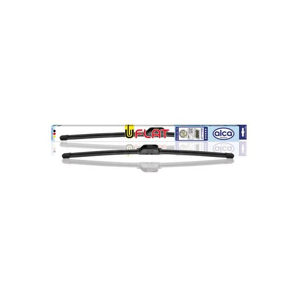alca® Scheibenwischer U-FLAT 580 mm Allwetter Wischerblatt mit Spoiler Passende Spezialadapter, Flexible