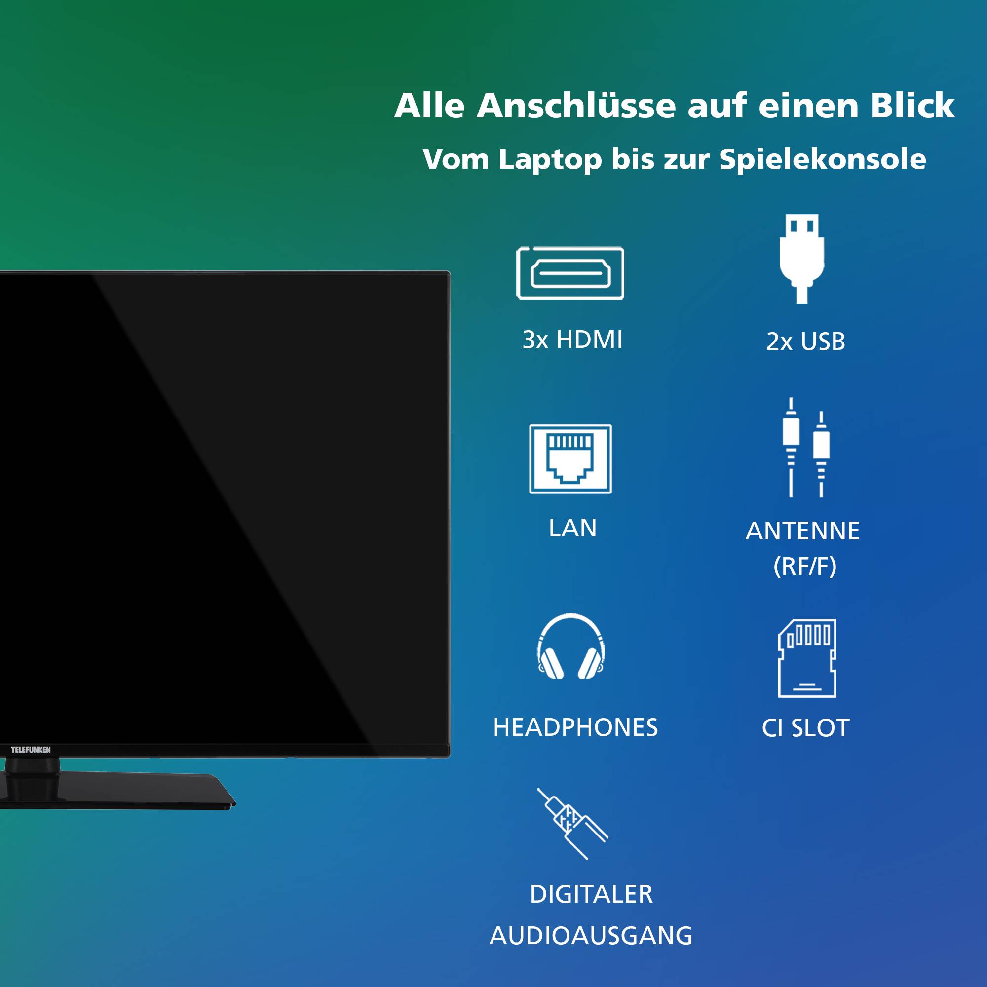 Telefunken XU43VP750M Fernseher 43 Zoll Smart TV VIDAA 4K UHD HDR Dolby Vision HD+ 6 Monate (2026)-3