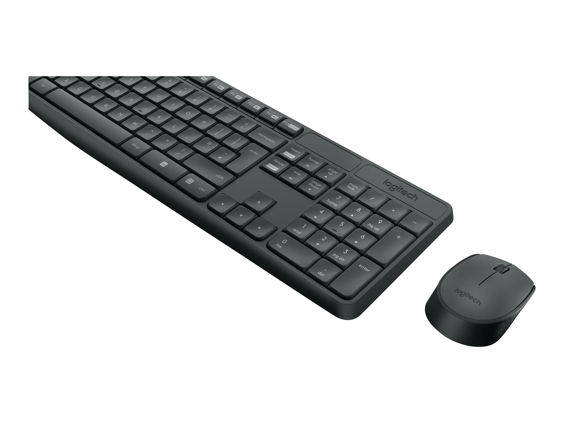 Logitech MK235 - Tastatur-und-Maus-Set - kabellos - TL: Nordisch, QWERTY-0