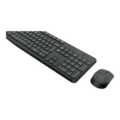 Logitech MK235 - Tastatur-und-Maus-Set - kabellos - TL: Nordisch, QWERTY-0