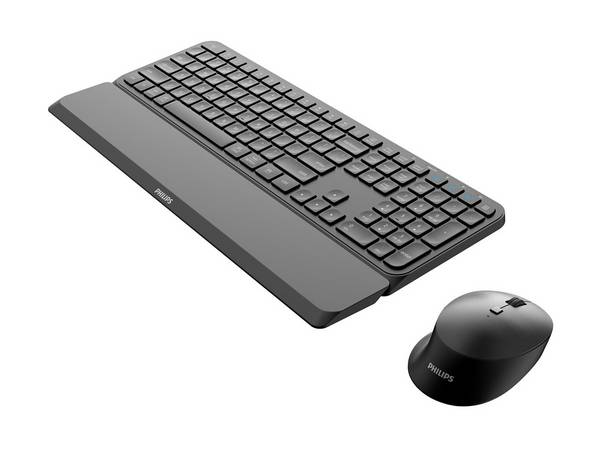 Philips 6000 series SPT6607B - Tastatur-und-Maus-Set - TL: Deutsch, QWERTZ