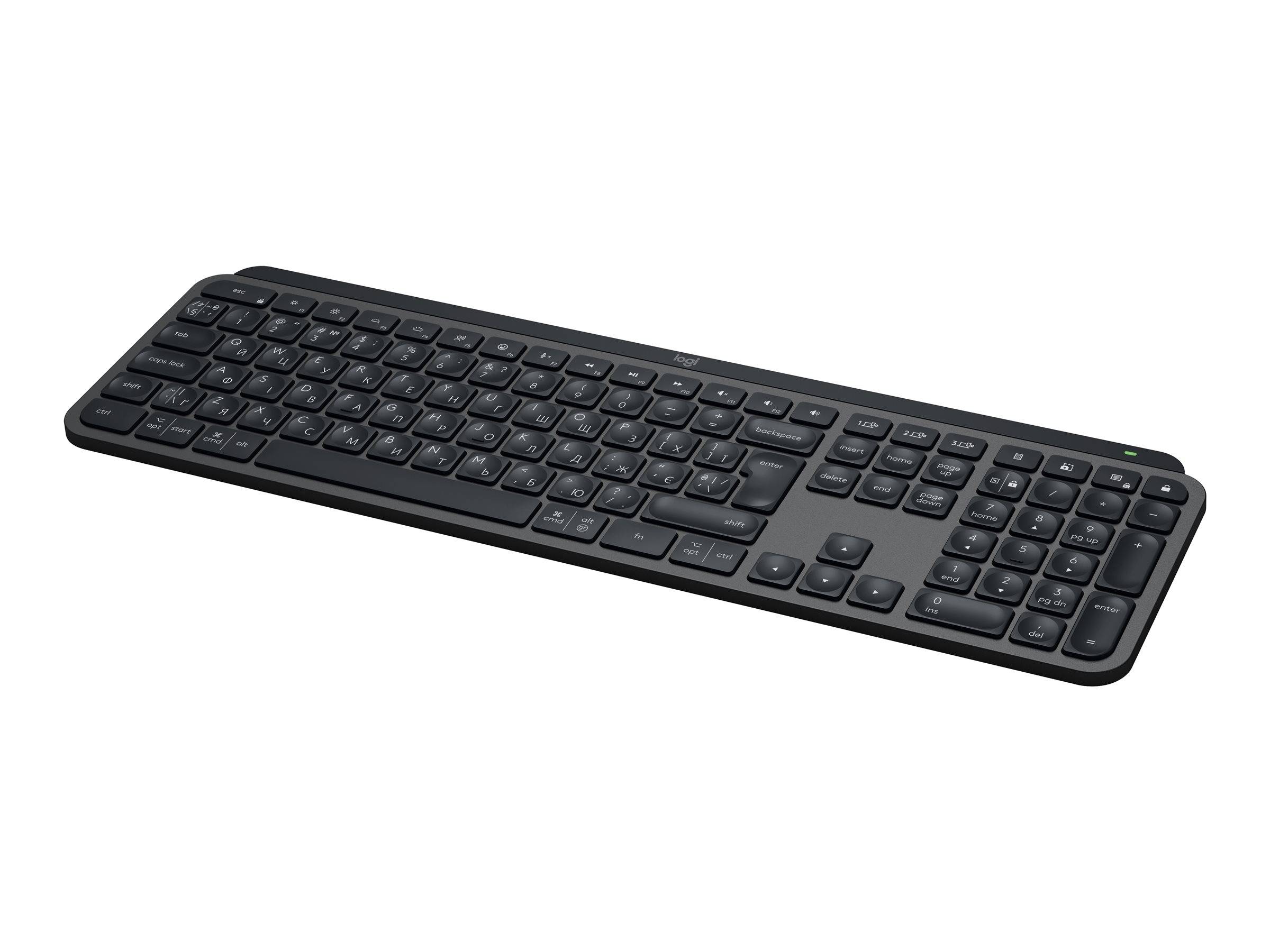 Logitech MX Keys S - Tastatur - hinterleuchtet - kabellos - Bluetooth LE - TL: Nordisch, QWERTY-0