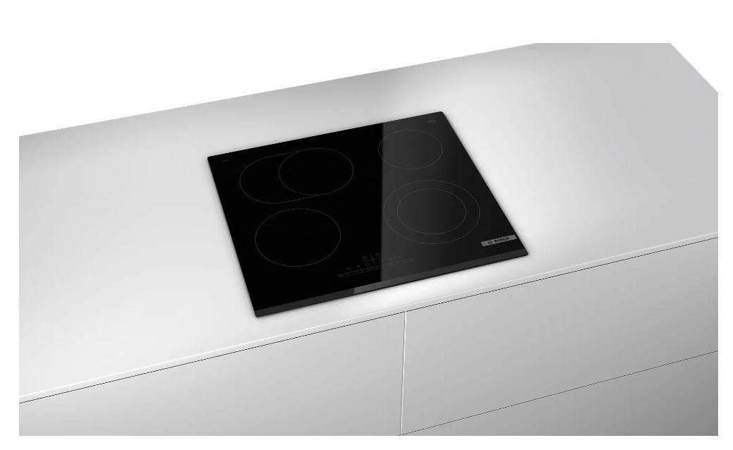 Bosch Serie 6 PKN631FP2E, Schwarz, Integriert, Keramik, Glaskeramik, 4 Zone(n), 4 Zone(n)-2