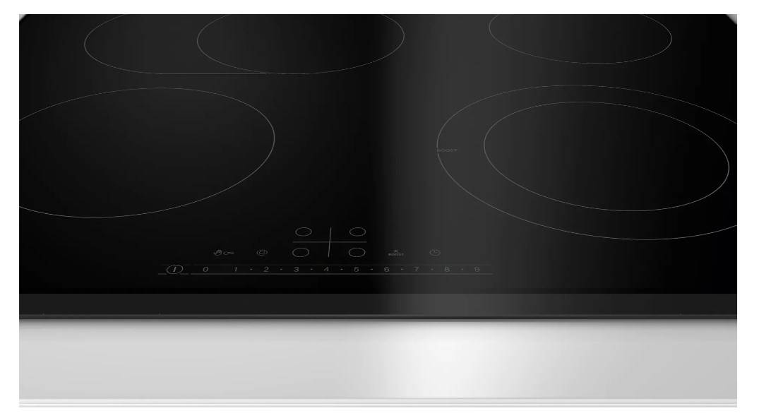 Bosch Serie 6 PKN631FP2E, Schwarz, Integriert, Keramik, Glaskeramik, 4 Zone(n), 4 Zone(n)-3