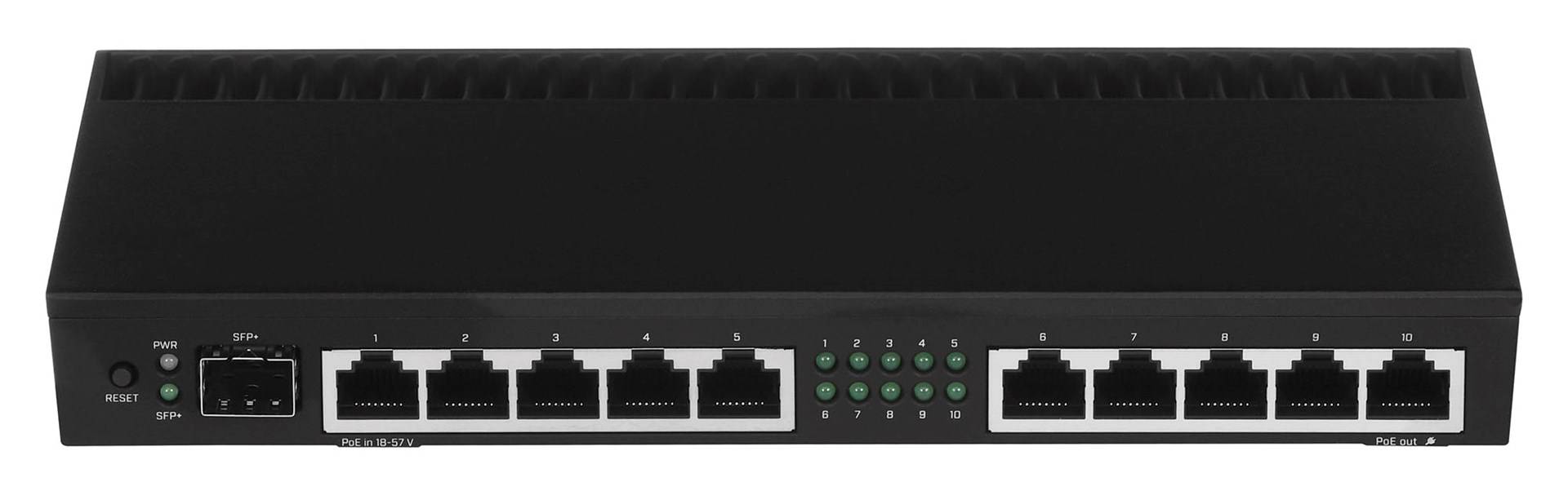 MikroTik RB4011iGS+RM - Router - 10 GigE - 10 x Gigabit LAN - 1 x SFP+ - Quad Co-1