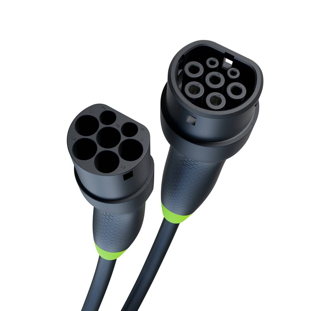 Cell GC Snap Type 2 EV Charging Cable 11kW 5m for Tesla Model Y 3 S X, VW ID.4, Kia EV6, Hyundai 5-1