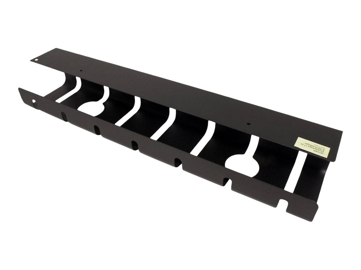ROLINE Kabel - Organizer - unter Tisch montierbar - Schwarz (Packung mit 2)-0