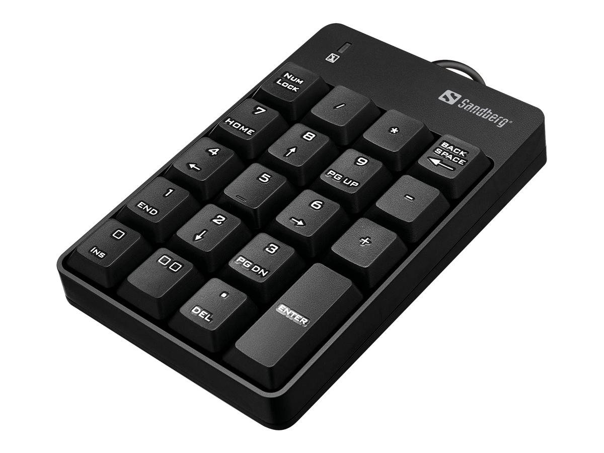 SANDBERG USB Wired Numeric Keypad Eingabe / Ausgabe Mäuse & Tastaturen Nummernblock und Touchpads-0