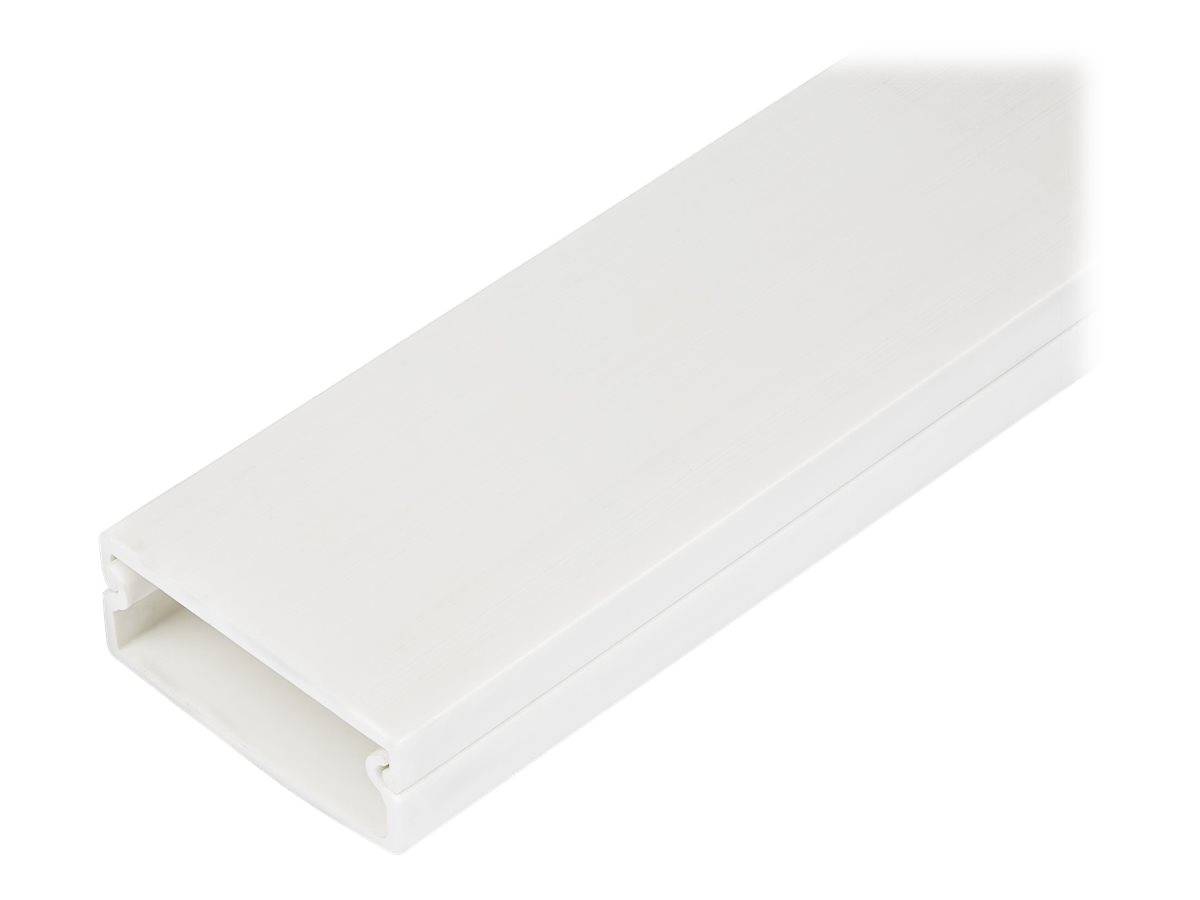 StarTech.com Solid Cable Management Raceway with Adhesive Tape & Cover, 1-1/4"(3-0