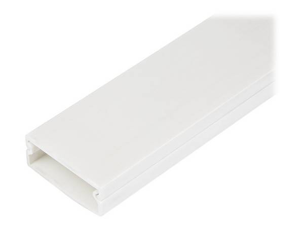 StarTech.com Solid Cable Management Raceway with Adhesive Tape & Cover, 1-1/4"(3