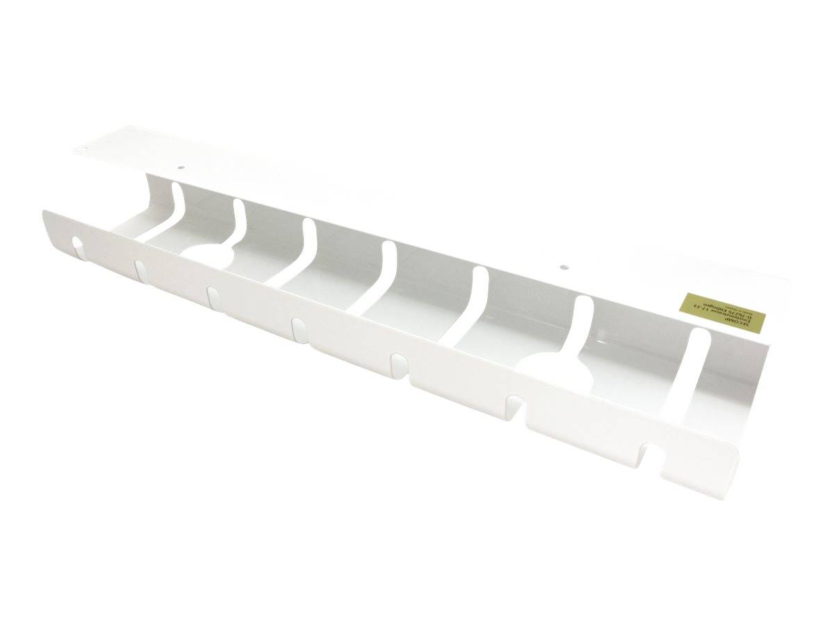 ROLINE Kabel - Organizer - unter Tisch montierbar - weiß (Packung mit 2)-0