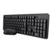 Trust TKM-360 Stilles kabelloses Tastatur-Maus-Set - Schwarz DE 25357-0