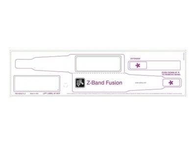 Zebra Z-Band Fusion - Polypropylen (PP) - Klebstoff - weiß - 70 x 22 mm 1000 Stck. (5 Rolle(n) x 200) Armbänder-0