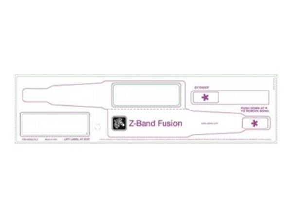 Zebra Z-Band Fusion - Polypropylen (PP) - Klebstoff - weiß - 70 x 22 mm 1000 Stck. (5 Rolle(n) x 200) Armbänder