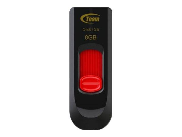Team Group Team USB Disk C145 - USB-Flash-Laufwerk - 8 GB - USB 3.0 - Rot-0