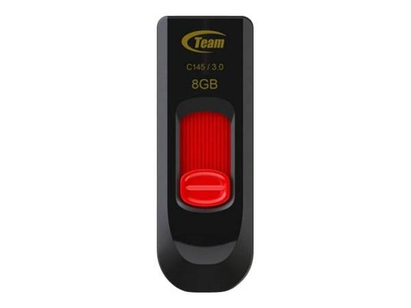Team Group Team USB Disk C145 - USB-Flash-Laufwerk - 8 GB - USB 3.0 - Rot