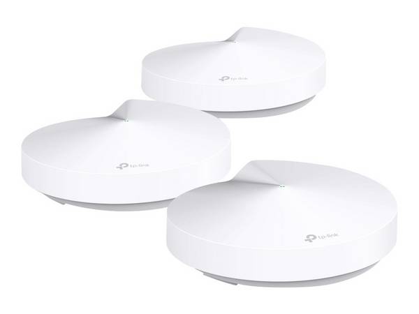 TP-LINK DECO M5 - WLAN-System - bis zu 418 m² - Netz - GigE - 802.11b/g/n/ac, Bluetooth 4.2 - Dual-Band (Packung mit 3)