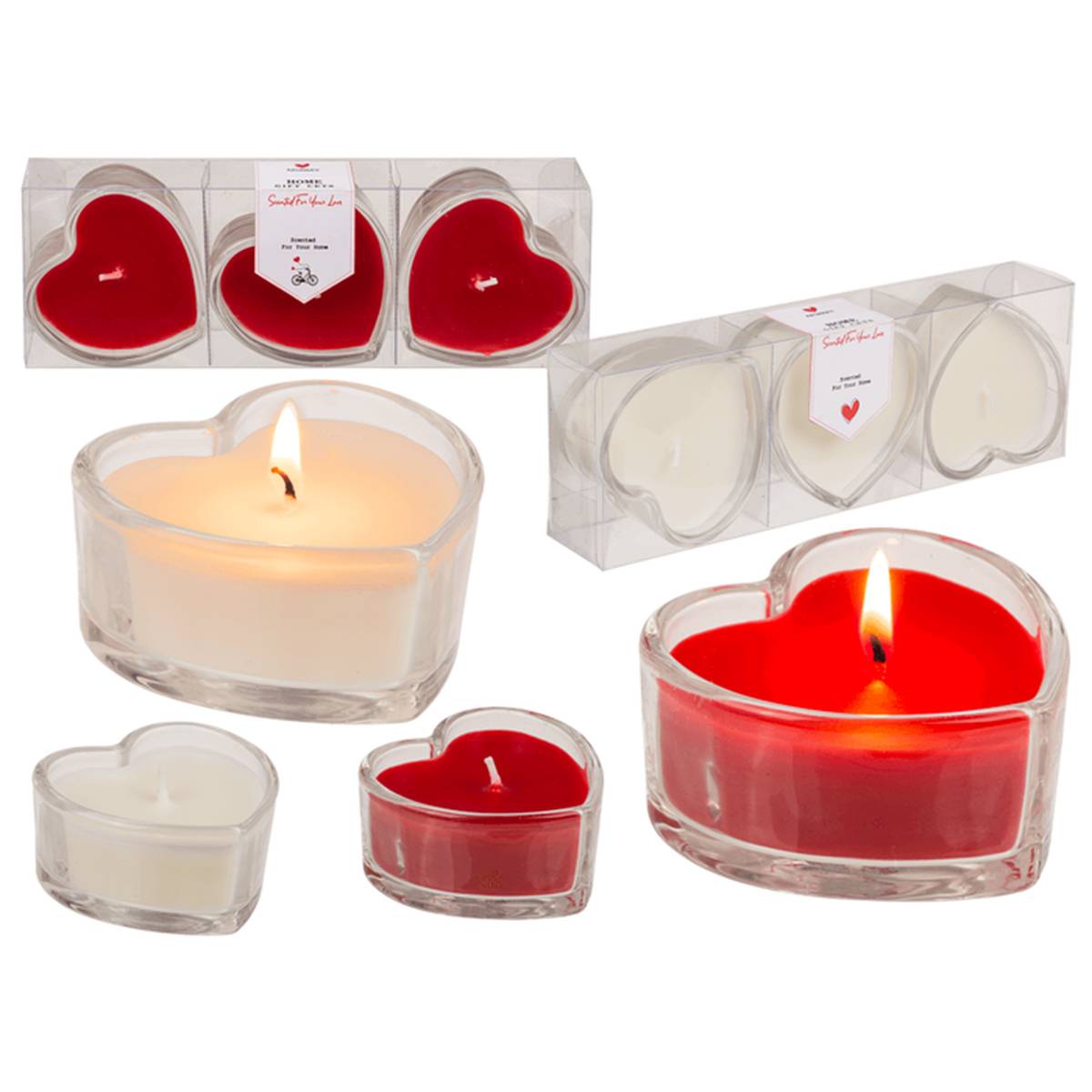 Duftkerze im Herz-Glas (Be Mine, Love forever)-0