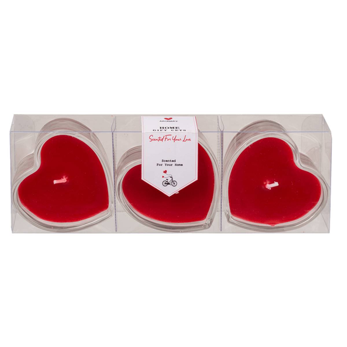 Duftkerze im Herz-Glas (Be Mine, Love forever)-1