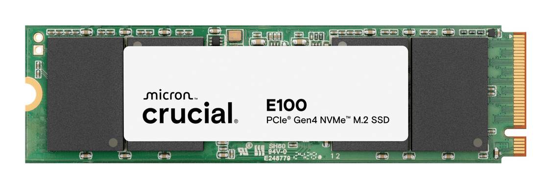 Crucial E100 - SSD - 1 TB - intern - M.2 2280 - PCIe 4.0 x4 (NVMe)-2