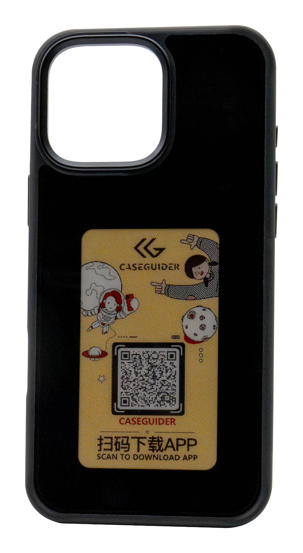 RealPower Magic Case iPhone 16 Pro color Display Magsafe bla-0
