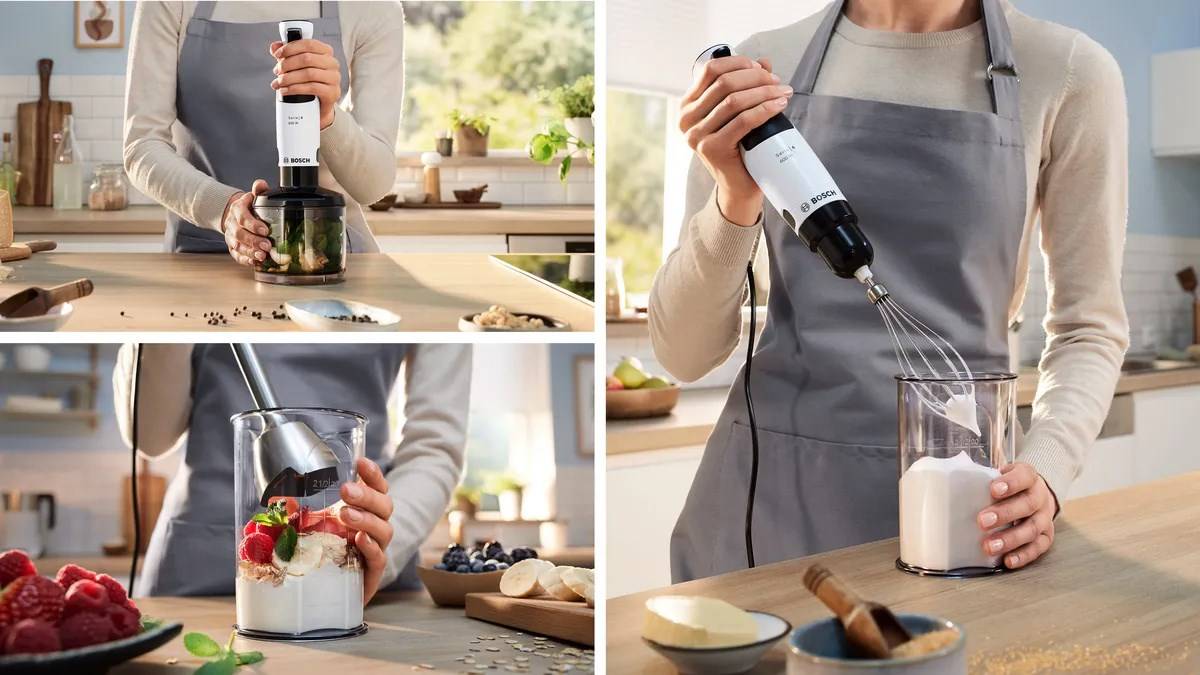 Bosch MSM4W221 Blender with Measuring Cup 600W with Accessories White/Black-6