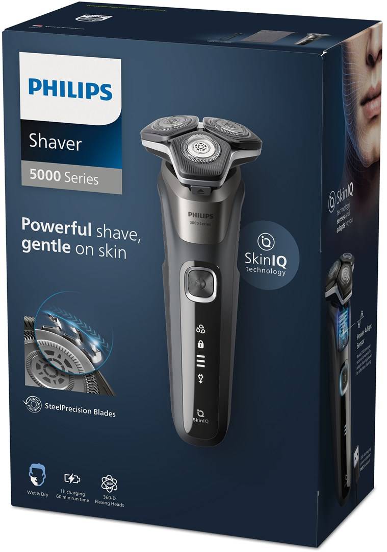 PHILIPS Elektrischer Nass- und Trockenrasierer Series 5000 S5887/10-1