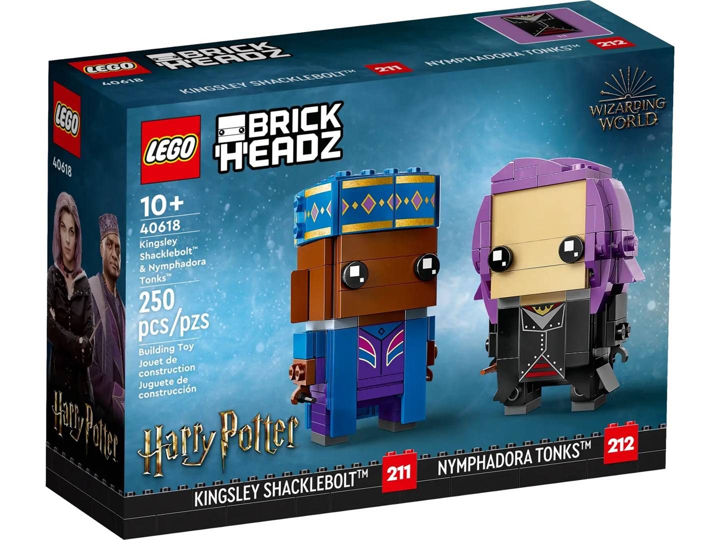 LEGO - BRICKHEADZ HARRY POTTER 40618 KINGSLEY SHACKLEBOLT AND NIMFADORA TONKS-0