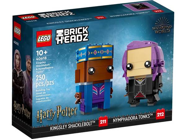 LEGO - BRICKHEADZ HARRY POTTER 40618 KINGSLEY SHACKLEBOLT AND NIMFADORA TONKS